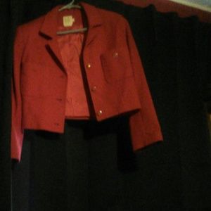 A red jacket